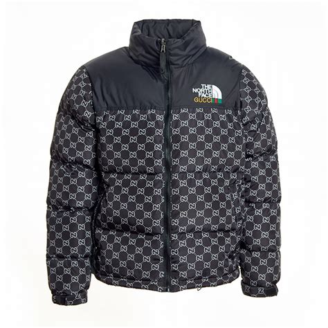 gucci north face jacket black|Gucci north face jacket price.